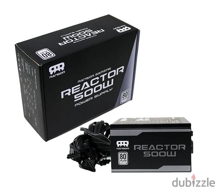 RANSOR Gaming Reactor 500W Power Supply 0