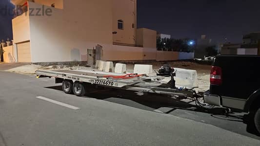 car towing trailer for rent