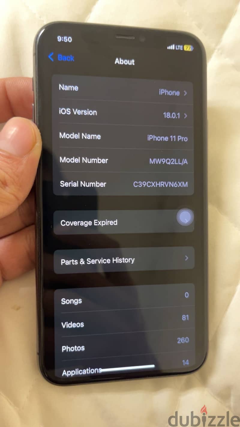 iPhone 11 Pro 64gb black colour 3