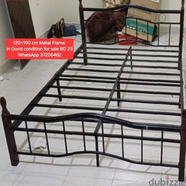 120×190 cm Bed frame and other items for sale with Delivery 0