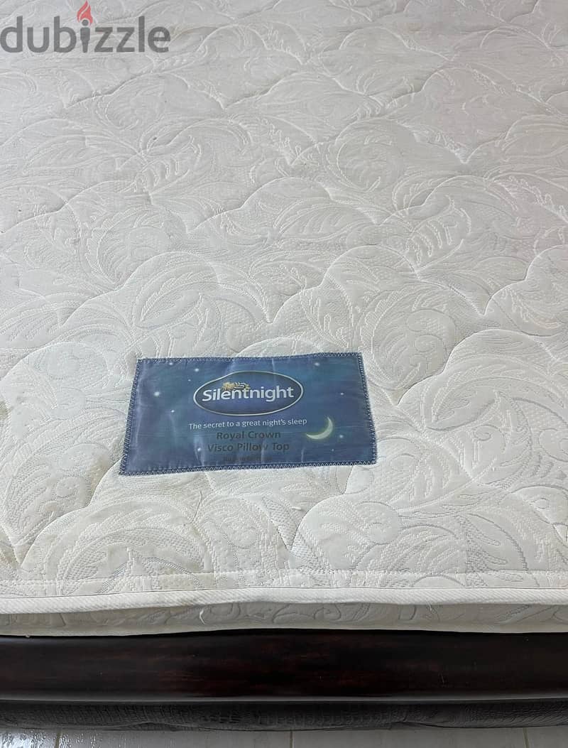 Carefully Used SleepWell, Pillow Top, Pocket Spring Mattress For Sale 4