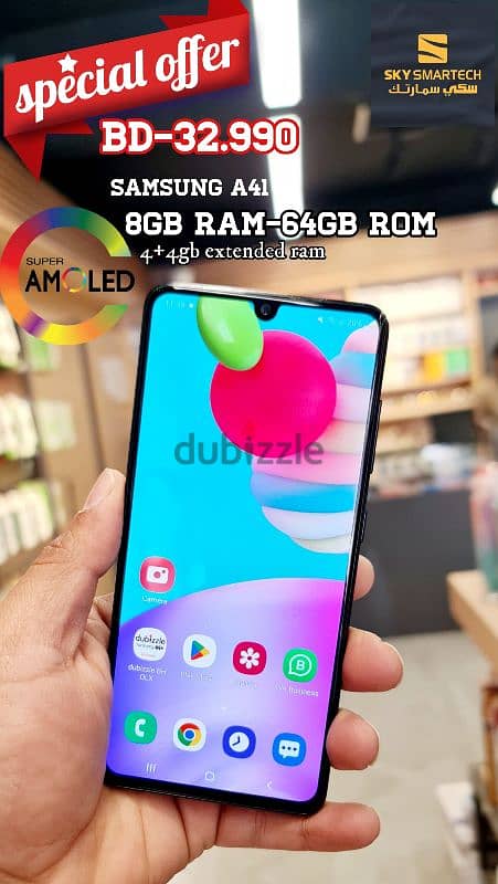 Samsung a41 amoled display 0