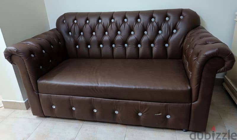 Original leather sofa 1