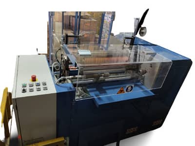 Semi Automatic-Rewinding Machine For Production Of Wrapping Rolls