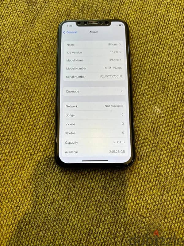 iPhone X 256gb for sale 2