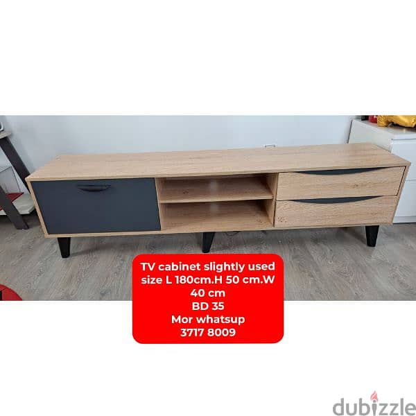 Tv cabinet and other household items for sale with delivery 0