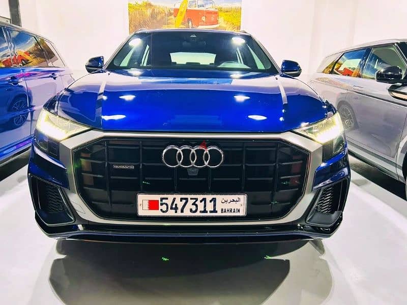 Audi Q8 2019 55 TFSI Quattro S-Line V6 3.0L TC 340 HP Agent Maintained 11