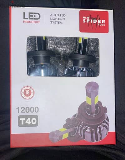 New Spider Plus T40 12000 Car Headlights