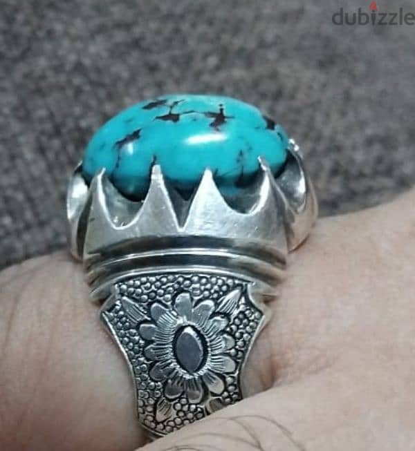 original  turquoise ring stone 4