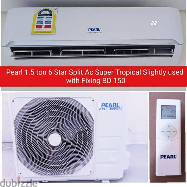 Sharp split ac 1.5 ton 6 star 8 months used and other items for sale 6