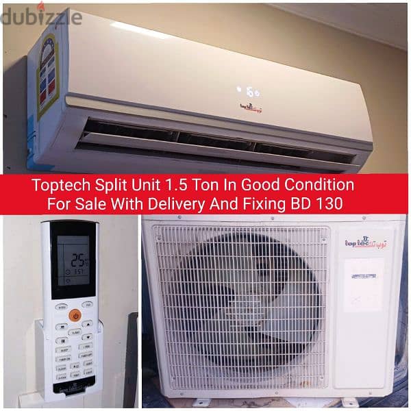 Sharp split ac 1.5 ton 6 star 8 months used and other items for sale 7