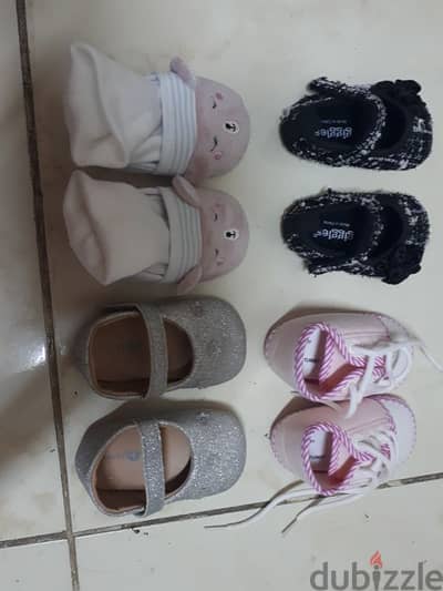 born baby girl  shoes urgent for sale. .