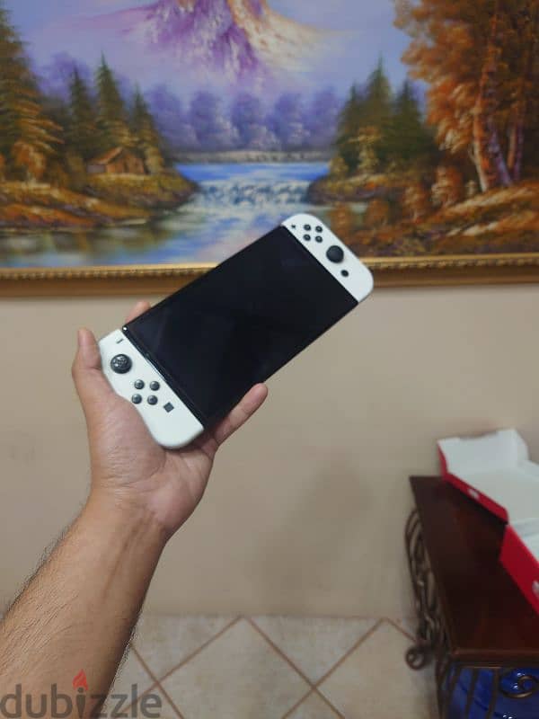 Nintendo Switch Oled white edition full set 64gb 3