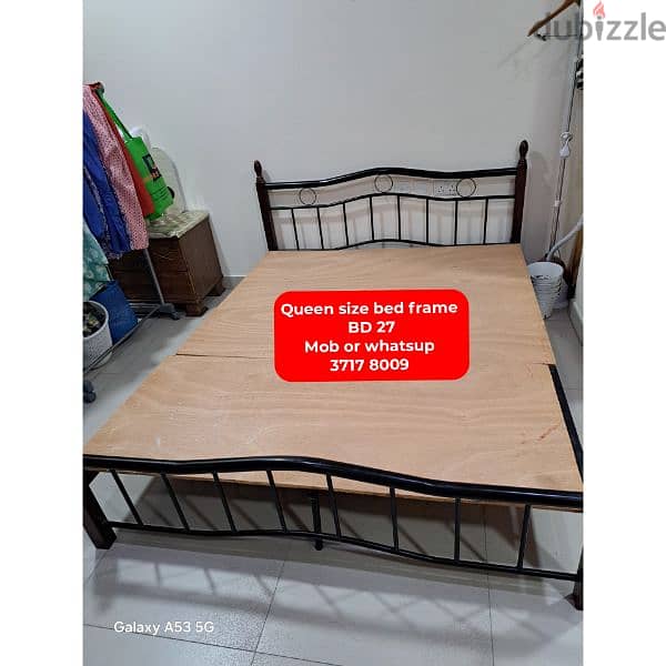 Bed frame king size and other household items for sale with delivery 6