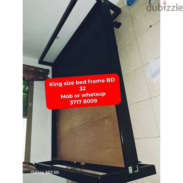 Bed frame king size and other household items for sale with delivery 12