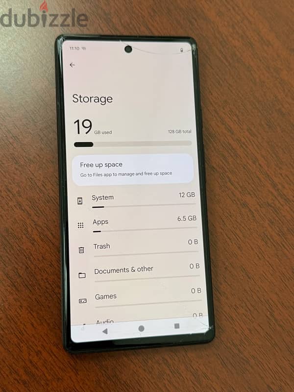 Google Pixel 6A fully working display crack 3