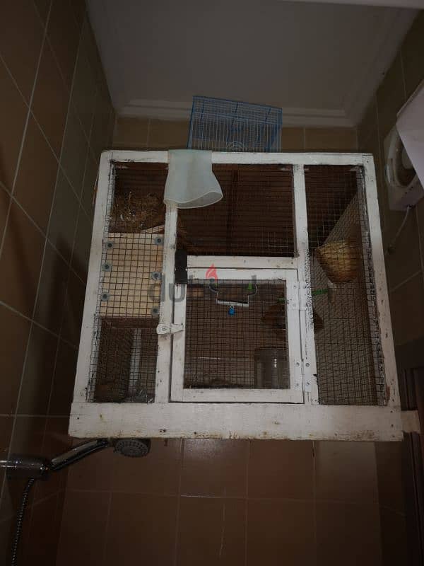 cage with breeding box 0