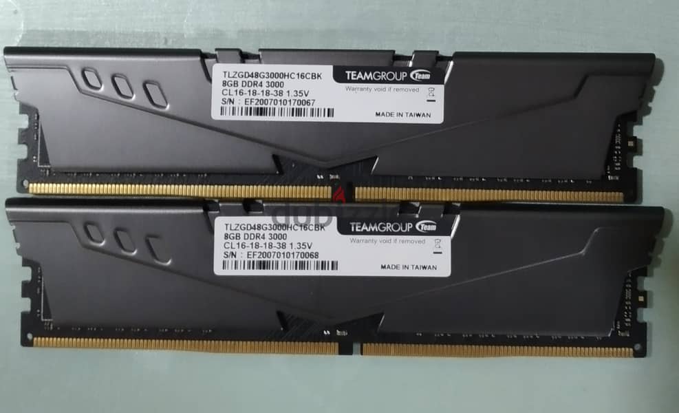 Teamgroup T. Force Vulcanz RAM 16GB 1