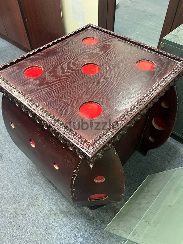 wooden table 60x60 1