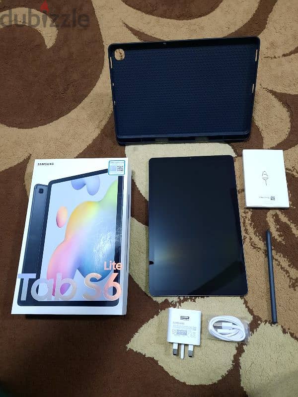 samsung tab s6 lite grey 0