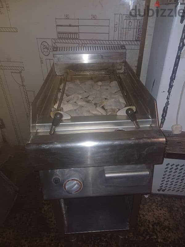 Made in Italy gas grill heavy duty 5