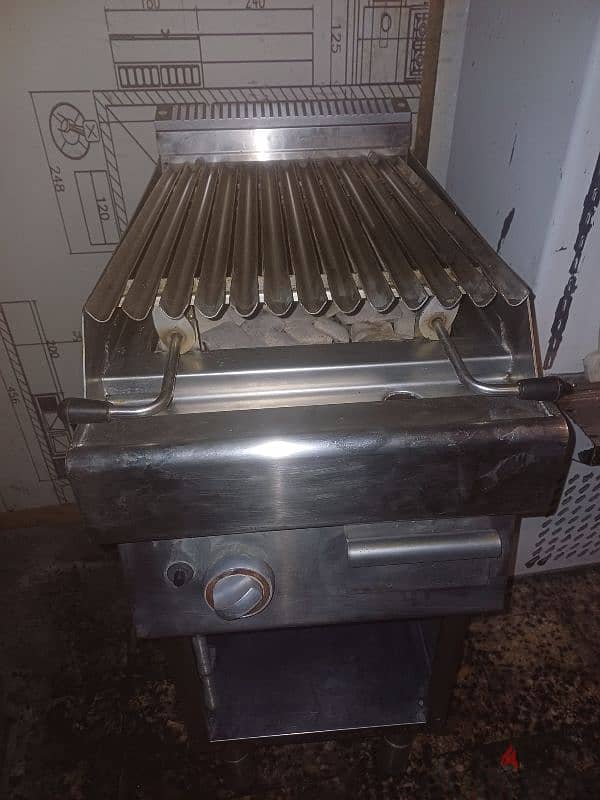 Made in Italy gas grill heavy duty 7