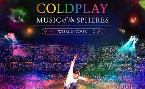 2 Seated Coldplay Tickets Abu Dhabi 12th Jan