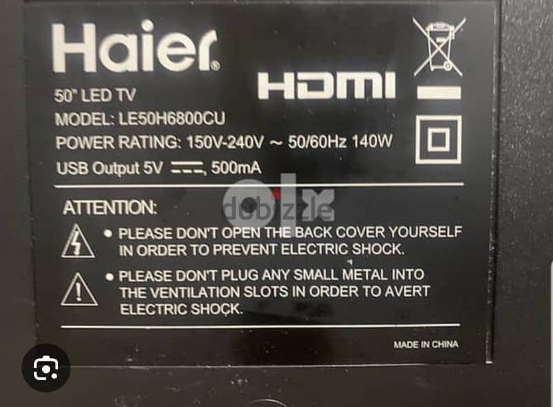 HAIER LED 50 1