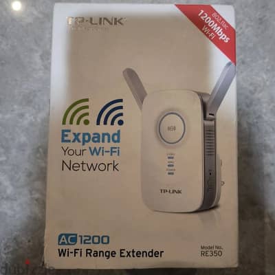 مقوي شبكة tp-link ac1200 جديد