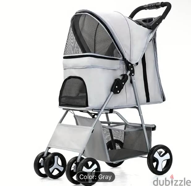 pet stroller and bag pack 0