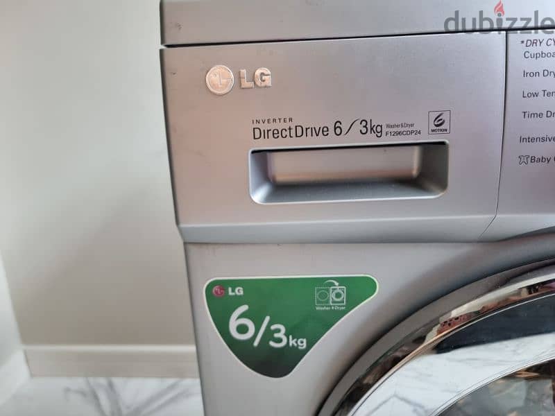 LG washer dryer 6/3 kg 0