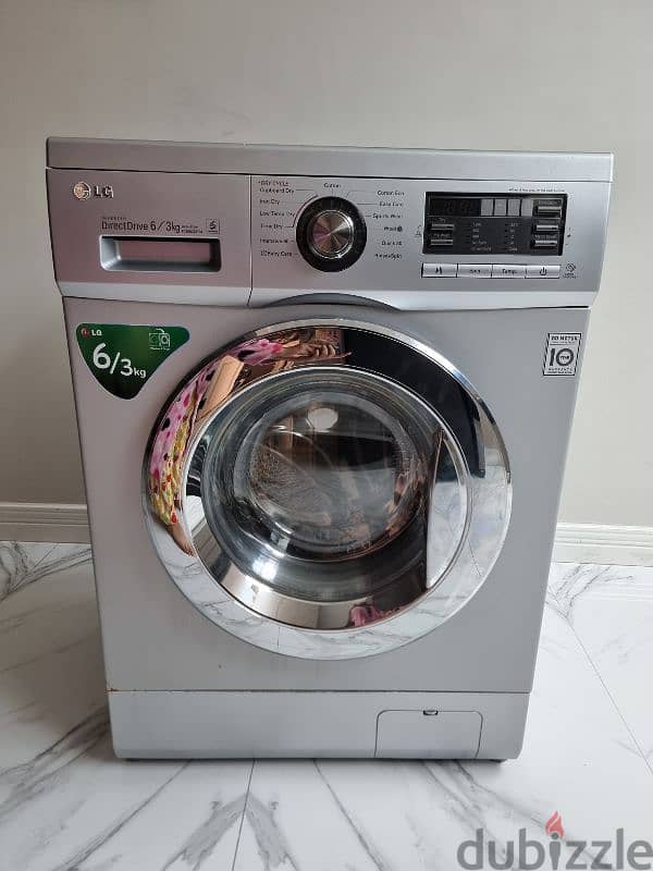 LG washer dryer 6/3 kg 2