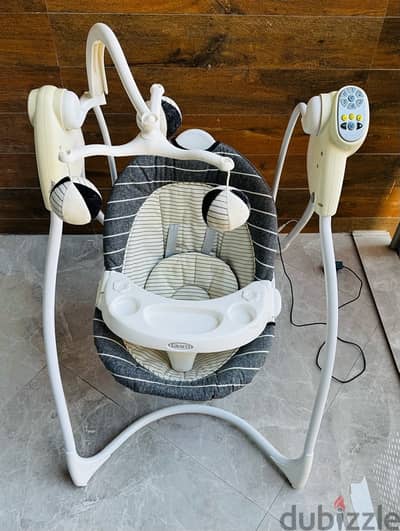 Graco baby swing.