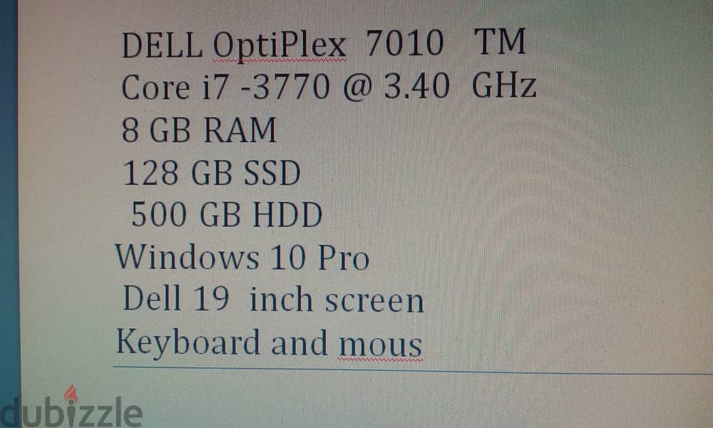 Dell i7 computer for sale 4