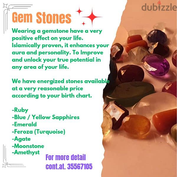 100% authentic and real gem stones 0