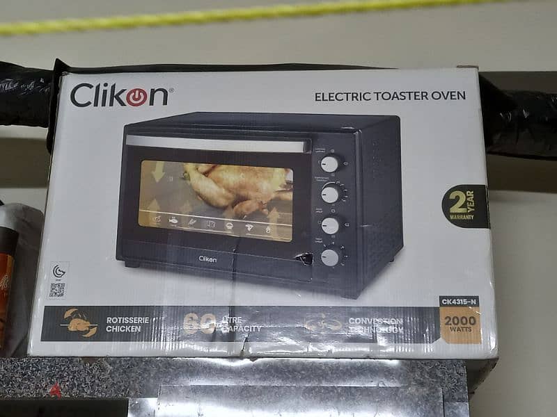 Clickon Electric Toaster Oven 0