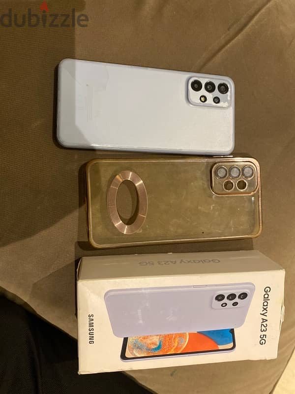 Samsung A23 Dual Sim with 2 covers, box, and charger!! 0