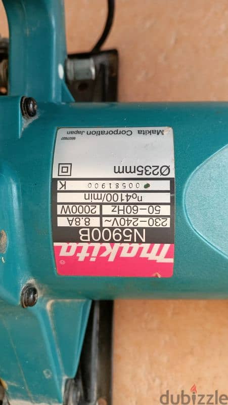 Makita Corded Circular saw Model N5900B 9 Inches مشارة دائرية مكيتا 5