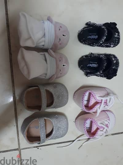 branded girl baby shoes  urgent for sale