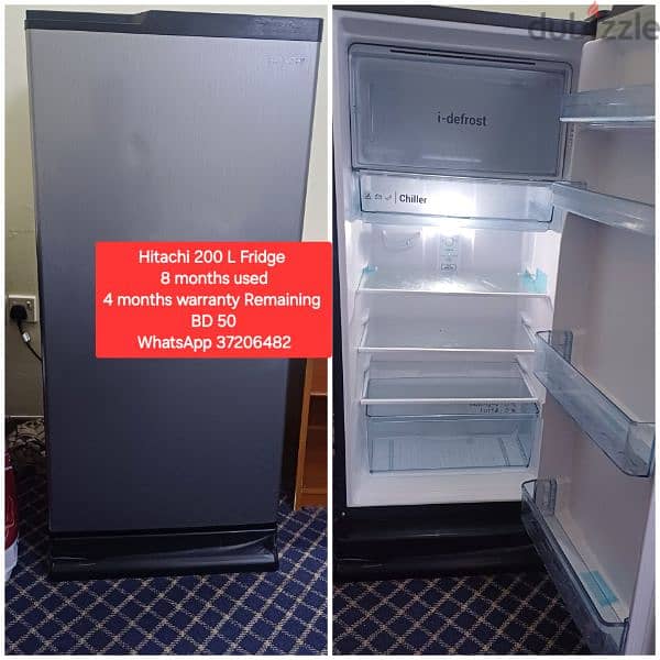 whirlpool 190 L Fridge and other items for sale 9