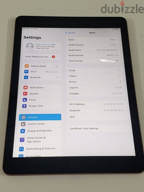 iPad 6 32GB Excellent condition 3