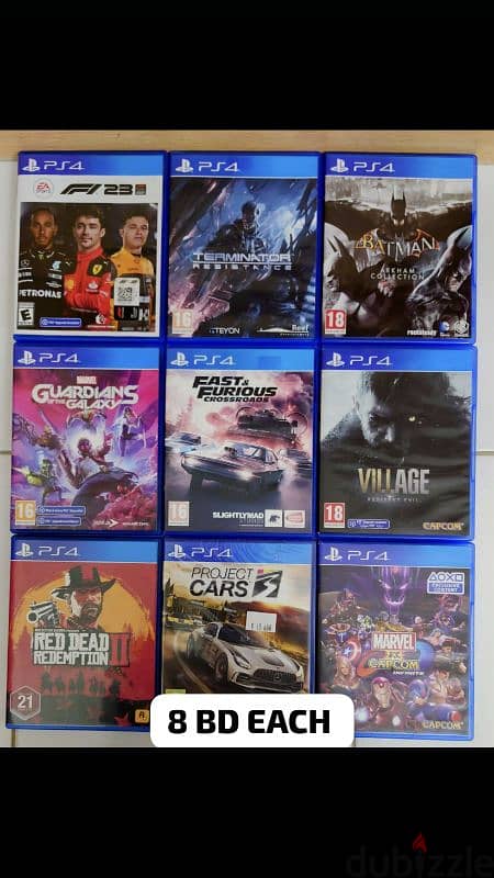 Ps4 Games Excellent Condition ps5 compatible (PlayStation) 1