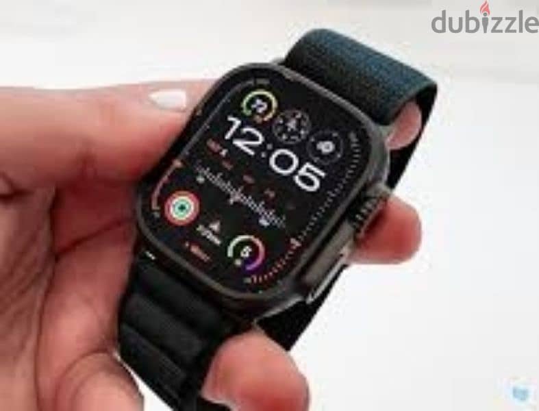 apple watch ultra 2 latest model black metal color new just few days 0