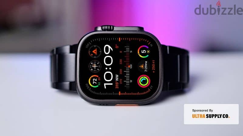 apple watch ultra 2 latest model black metal color new just few days 1