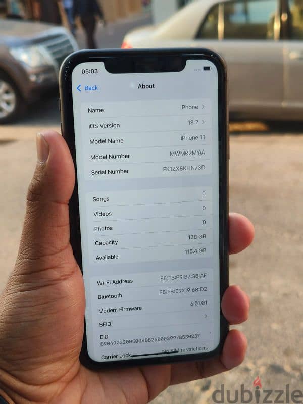 IPHONE 11  128 GB 89% battery good conditions 2