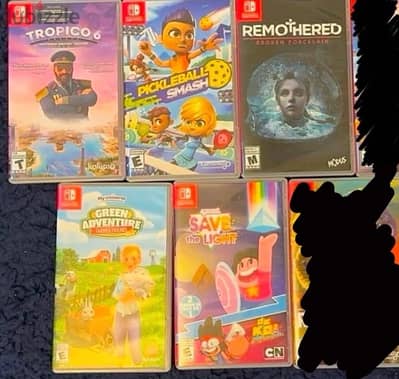 5 nintendo switch games for sale all In One