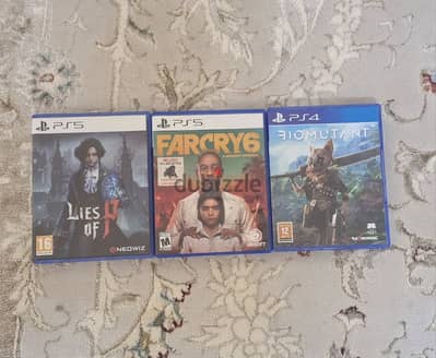 For sale PS5 games