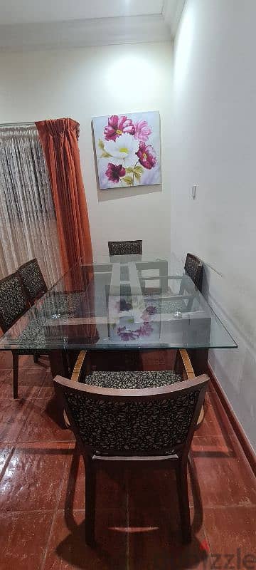 dinning table with 6 chairs 1