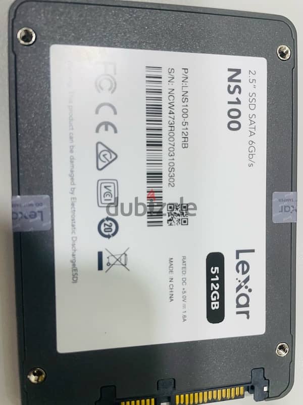 Lexar 512gb sata 2.5" ssd hard disk 0