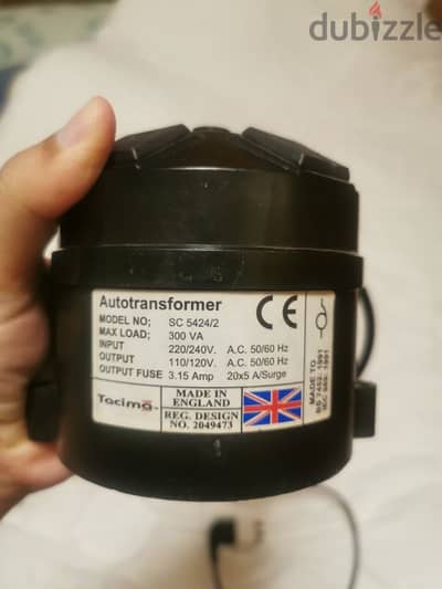 Auto transformer - Tacima brand for 8bhd